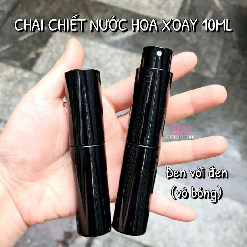 ❤[TẶNG VÒI CHIẾT]CHAI CHIẾT NƯỚC HOA XOAY 10ML❤ | Thế Giới Skin Care