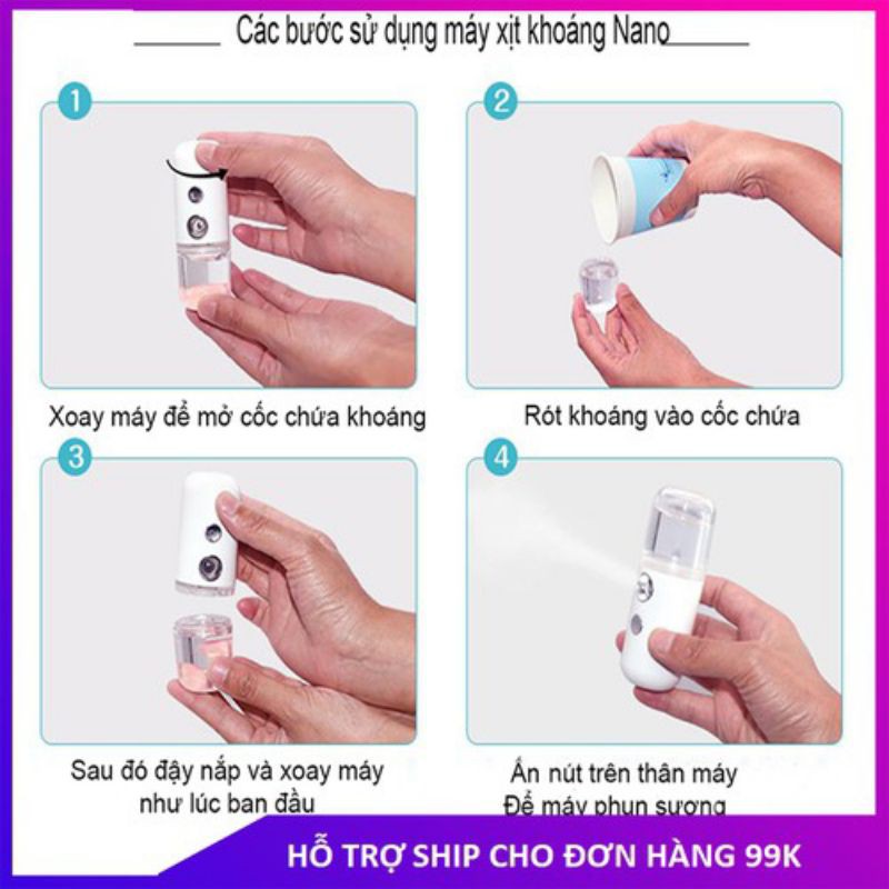 GIÁ SỐC Máy phun hơi nước cầm tay NANO