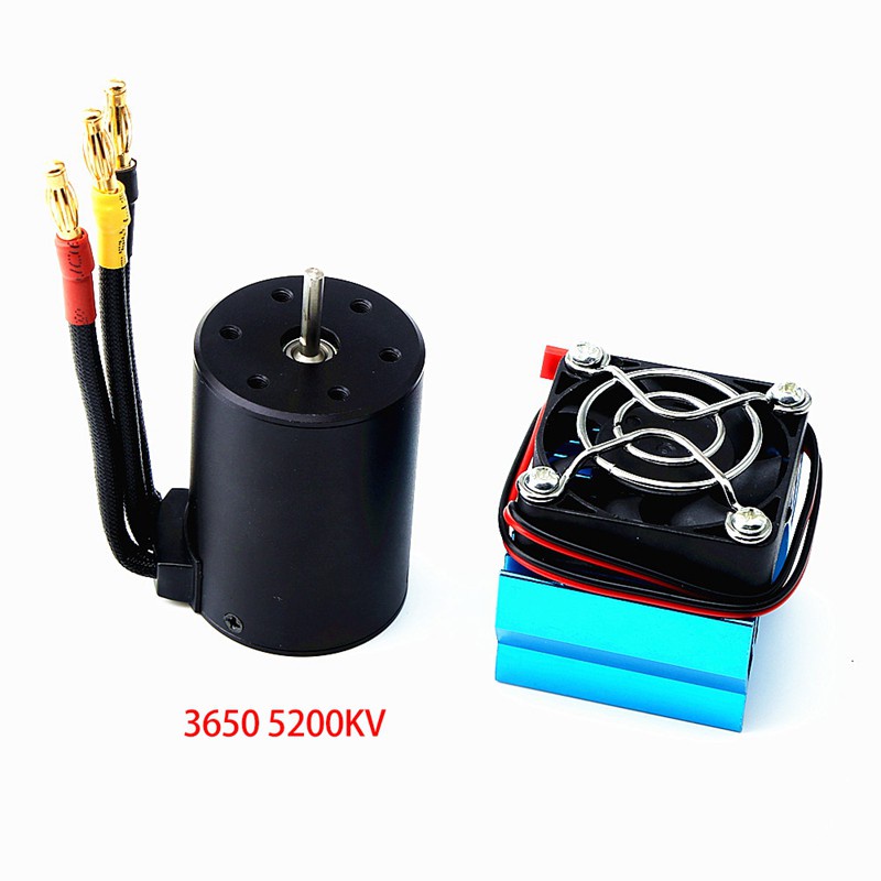 3650 5200KV Brushless Motor with 540 3650 3660 3670 Motor Heat Sink