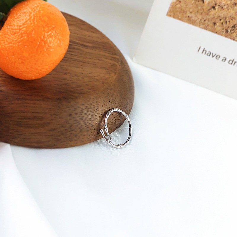Nhẫn Hở Kiểu Dáng Đơn Giản Phong Cách Hàn Quốc