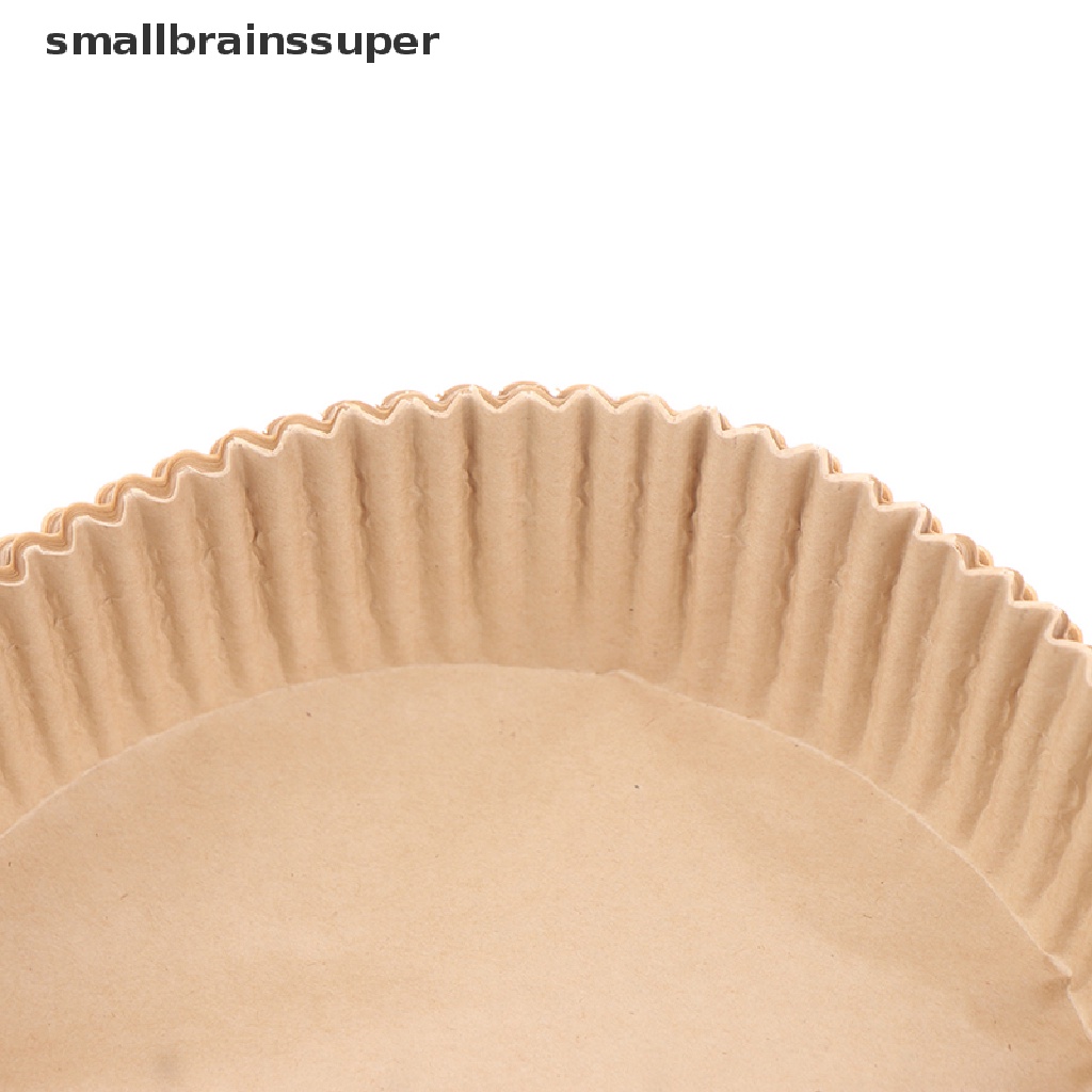 Smallbrainssuper 50x Air Fryer Disposable Paper Liner Mat Non-stick for Baking Roasting Oil-proof SBS