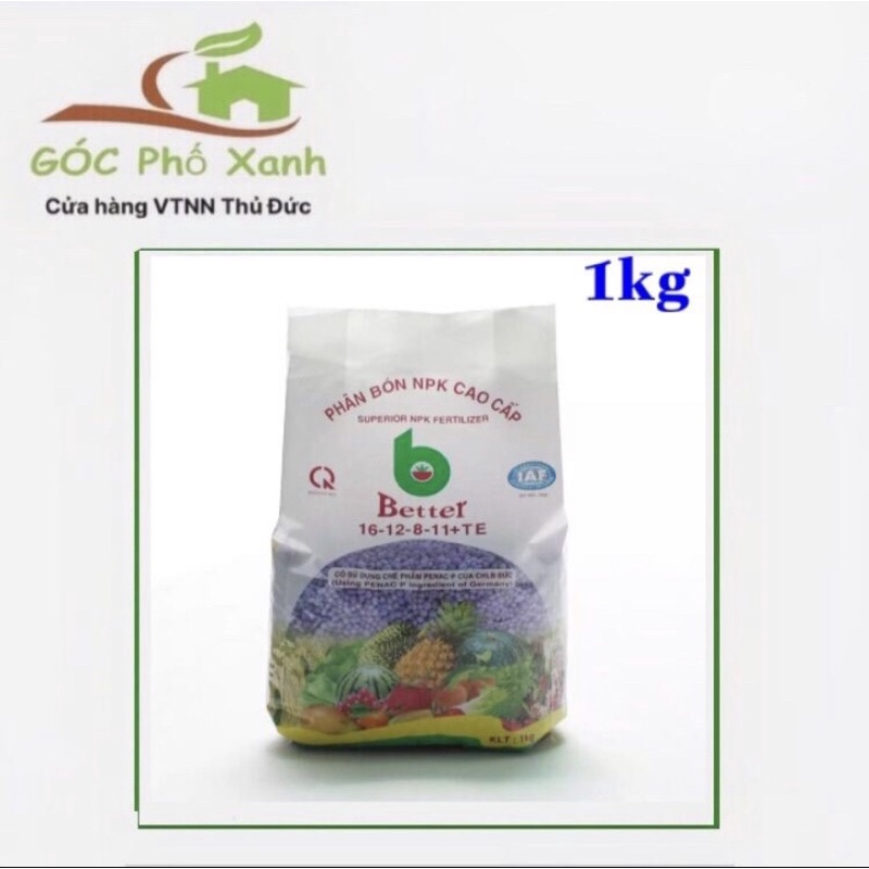 Phân bón lá NPK cao cấp Better 16-12-8-11+TE 1kg