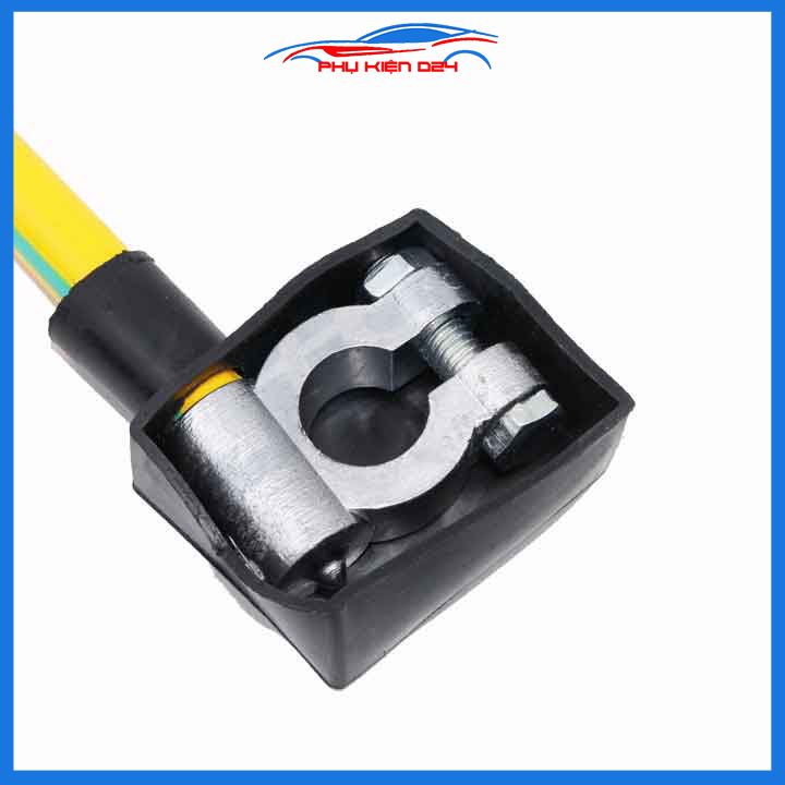 Cáp đồng nối cực ác quy 30cm 2 đầu siết bu lông đa năng chịu dòng 100A (giá/1chiếc)