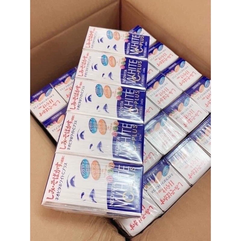 Viên uống trắng da, mờ thám nán Vita White Plus 240 viedn Nhật Bản