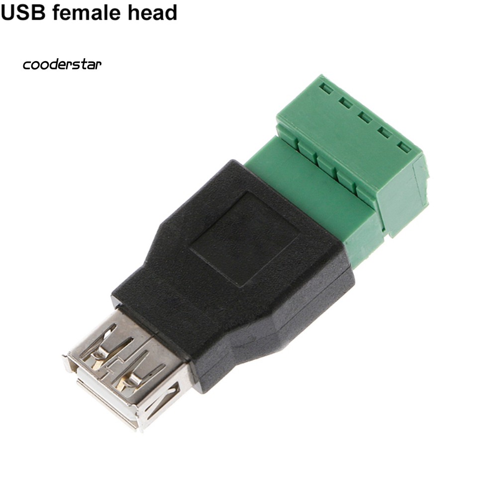 Đầu Nối Usb 2.0 Loại A Đầu Đực / Cái Sang Ổ Cắm Có Khiên Chắn
