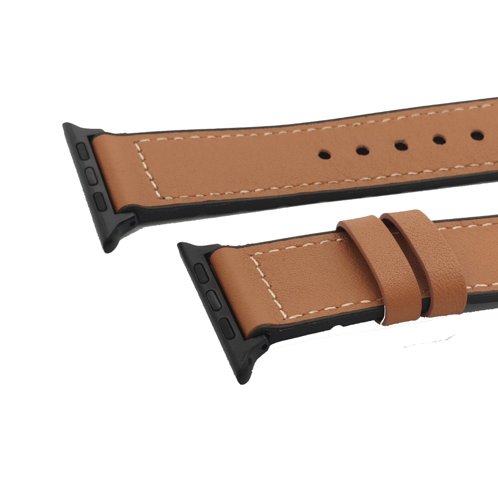 Apple Watch strap &silicone colorful Genuine Leather strap