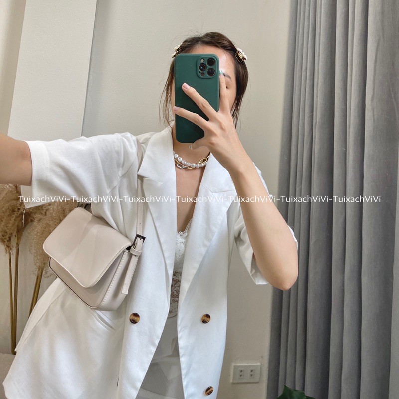 Túi Hai Dây Đeo Chéo Và Kẹp Nách ViVi - Phong Cách Cá Tính Đơn Giản Tiện Lợi [Clip &amp; Ảnh thật]