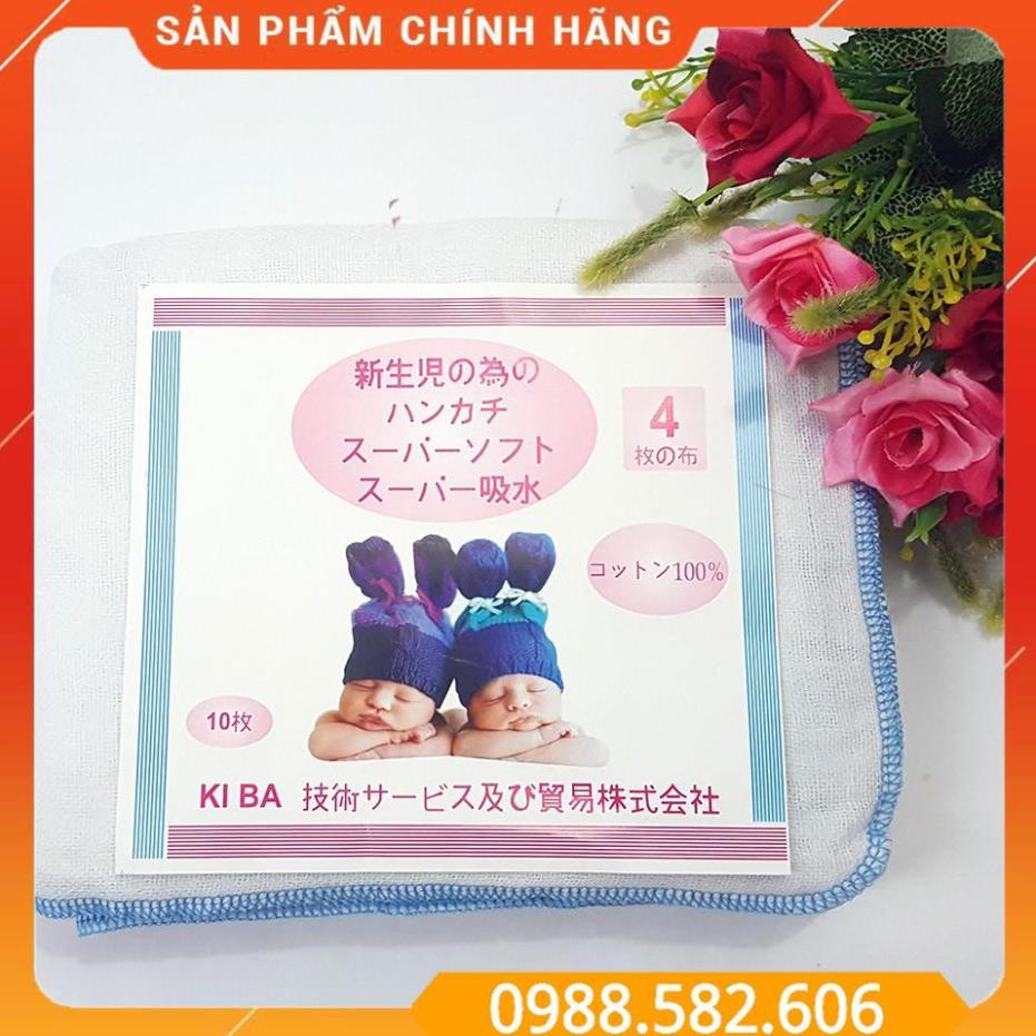 Combo 5 Bịch Khăn Sữa 4 Lớp Siêu Thấm - Khăn Xô Sữa (50 Chiếc) - BTT00553x5