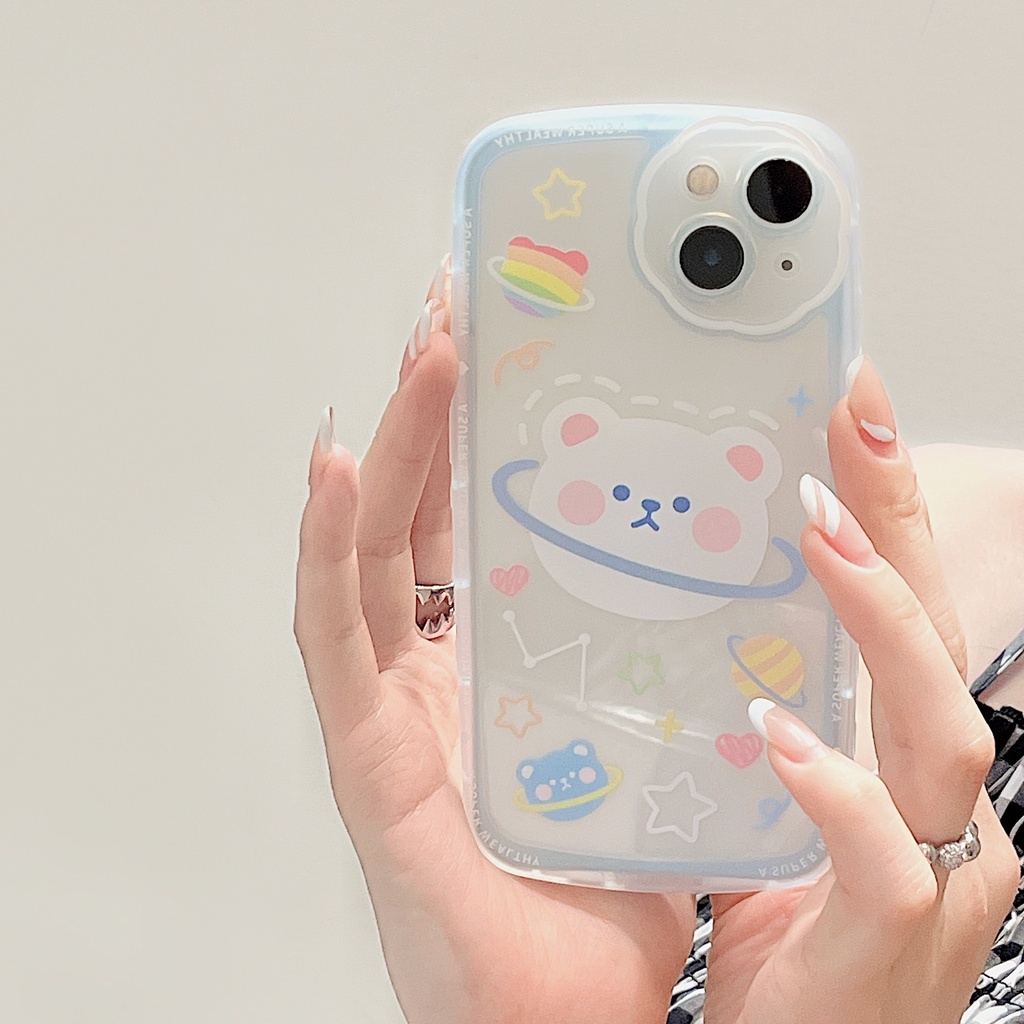 Ốp lưng iphone Ốp Điện Thoại In Hình Gấu Hoạt Hình Cho Apple 13Pro iPhone12 11 78plus Dinuo case