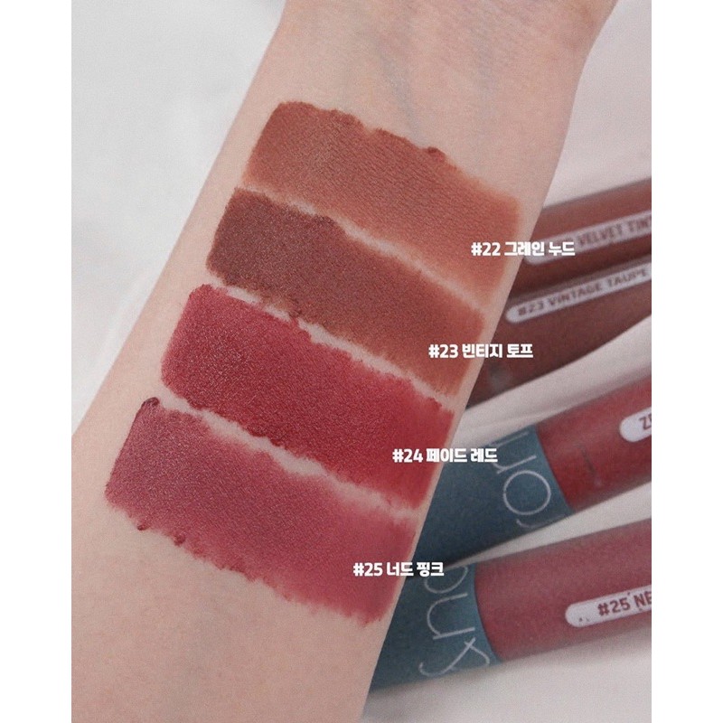 [Màu 22-25]Son kem Romand Zero Velvet Tint