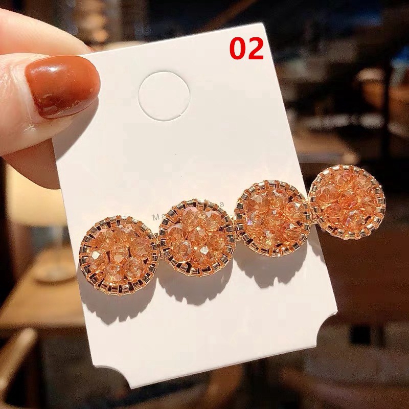 Kẹp tóc đính đá phong cách Hàn Quốc đáng yêu thời trang