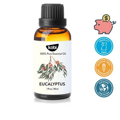 Tinh dầu Khuynh Diệp Kobi Eucalyptus 30ml thơm phòng sạch thoáng hỗ trợ xua muỗi dùng khuếch tán