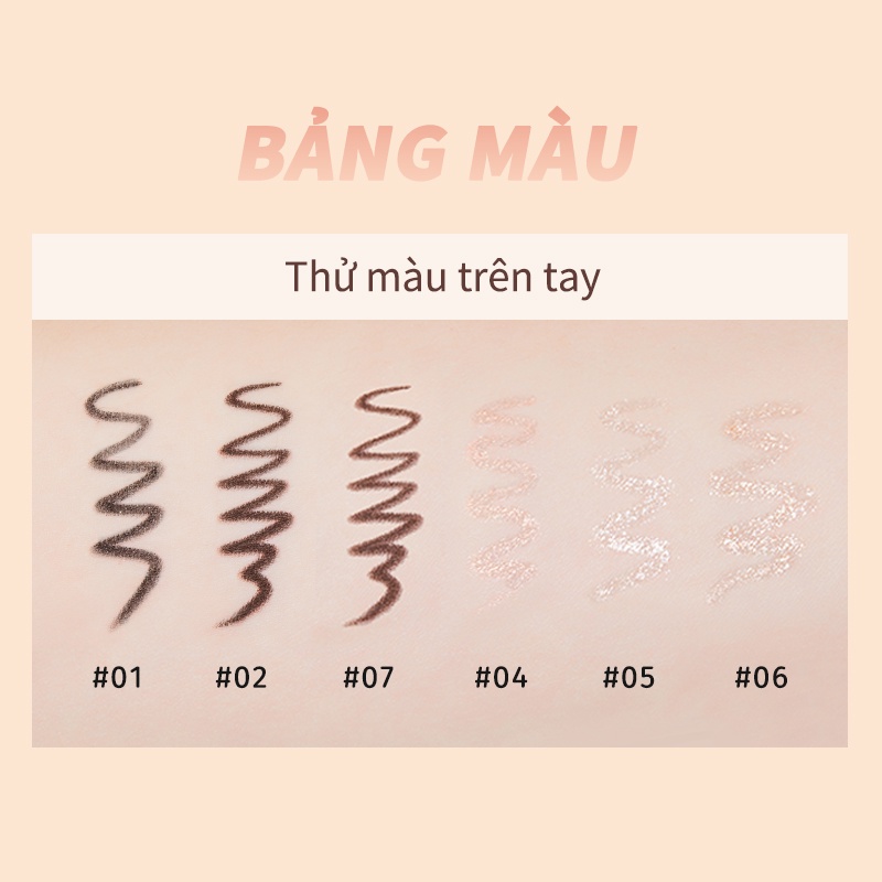 Chì kẻ mắt JUDYDOLL dạng kem gel chống thấm nước chống nhòe cao cấp 0.6g