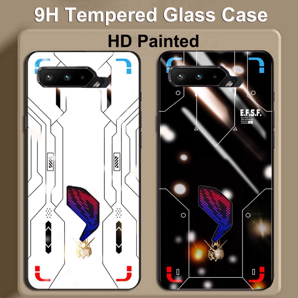 Ốp Điện Thoại Mặt Kính Cường Lực Cho asus rog 5 phone5 rog5 5s rog5s phone5s rog 5 5s