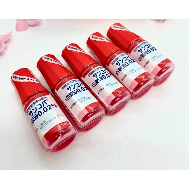 Nước nhỏ mắt giảm cận Sancoba của Nhật Bản 0.02% 5ml
