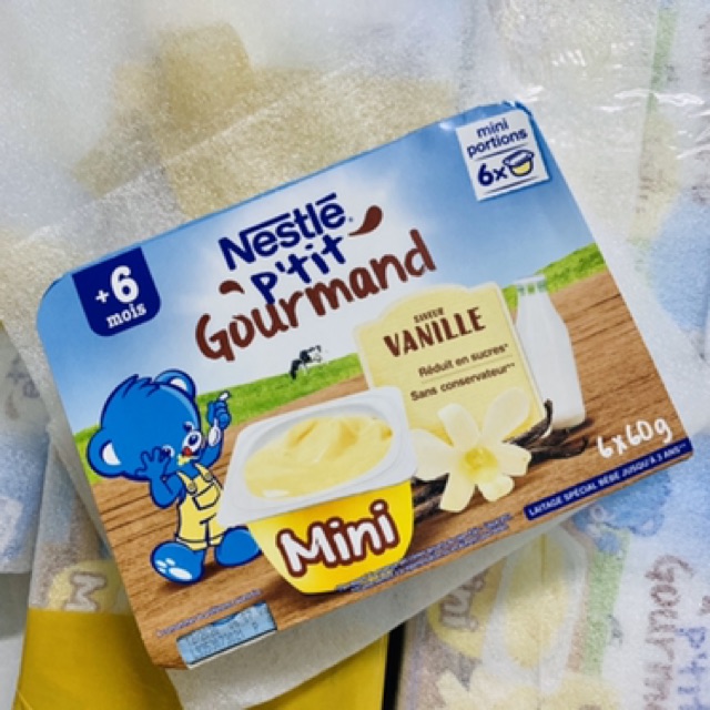 Váng sữa nestle Pháp 6m+ Vỉ 6 hộp cho bé ăn dặm - Tạp hoá mint