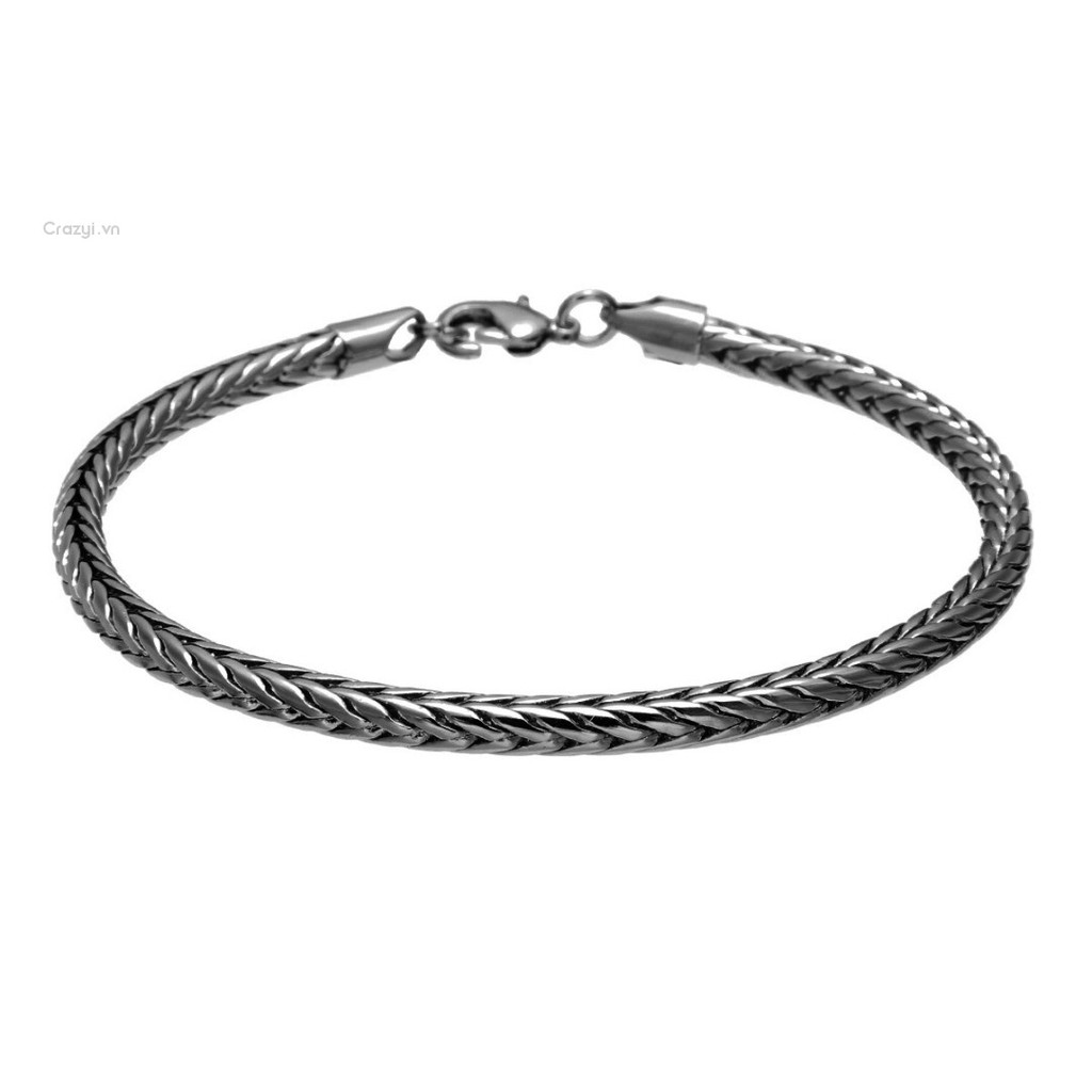 Vòng Tay Dây Xích 5mm Thời Trang Cho Nam Nữ