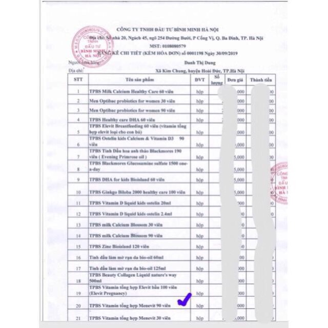 (hàng chuẩn auth ) menevit 90 viên của úc | Thế Giới Skin Care