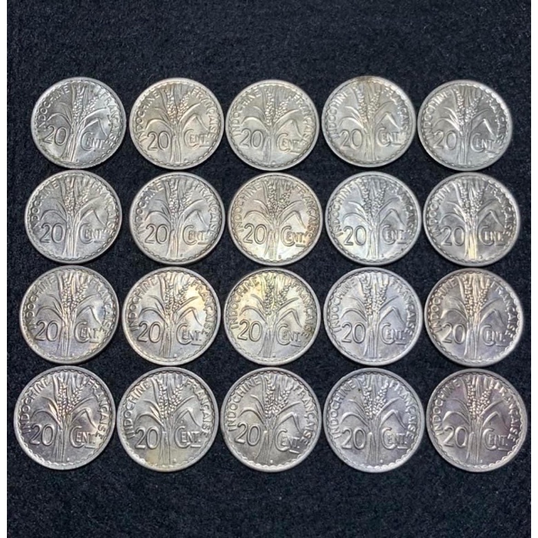 ĐỒNG XU FRENCH INDOCHINA 20CENT 1941