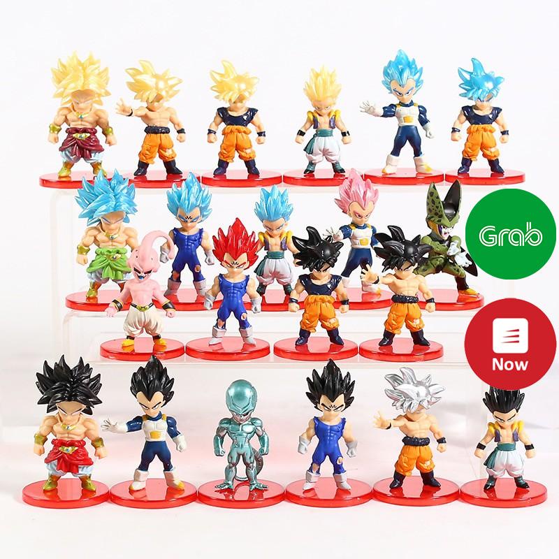 [RẺ NHẤT] Mô hình Dragon Ball Mini Bảy Viên Ngọc Rồng Son Goku Gogeta Vegito Broly Gohan Mabu Vegeta SuperSaiyan God SSJ