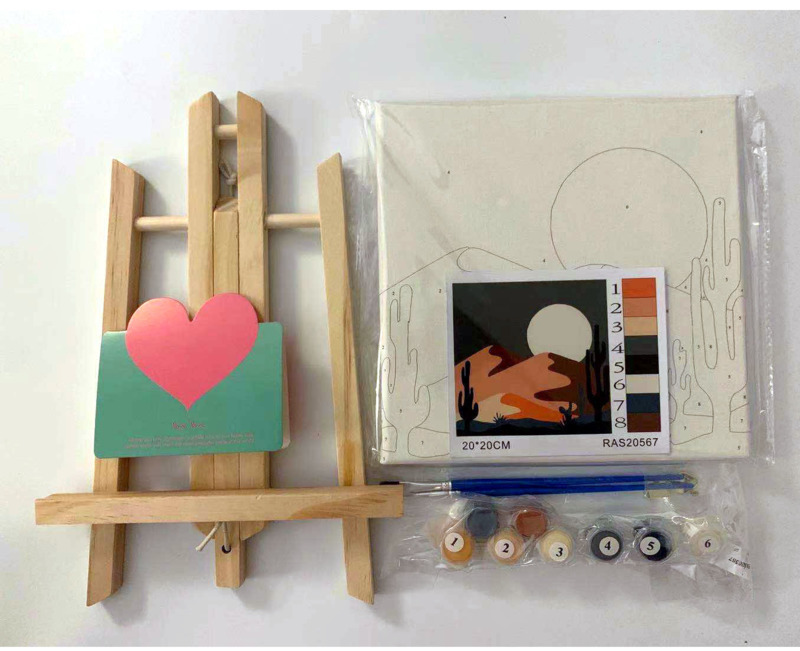 Bộ Tranh Sơn Dầu Diy Hình Phong Cảnh Kích Thước 20x20cm Kích Thước 20x20cm Y001 | BigBuy360 - bigbuy360.vn