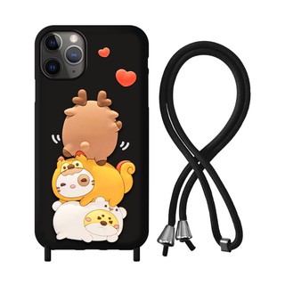 Ốp lưng Thú Cưng Dễ thương Cho iPhone 11( LOFTER )