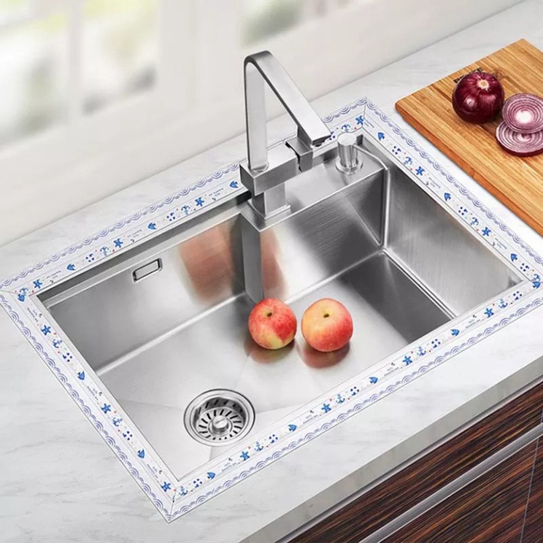 Băng Keo Chống Thấm Nước - Băng Keo Dán Viền Bếp, Dán Bồn Rửa Chén Chống Thấm Dầu Mỡ- KT: 38MMx3.2M
