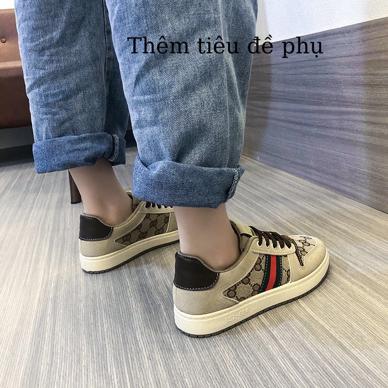 Giày nữ hot , giày thể thao nữ GUCCI 3 vạch siêu đẹp, mẫu siêu xinh hot trend năm 2021 | BigBuy360 - bigbuy360.vn