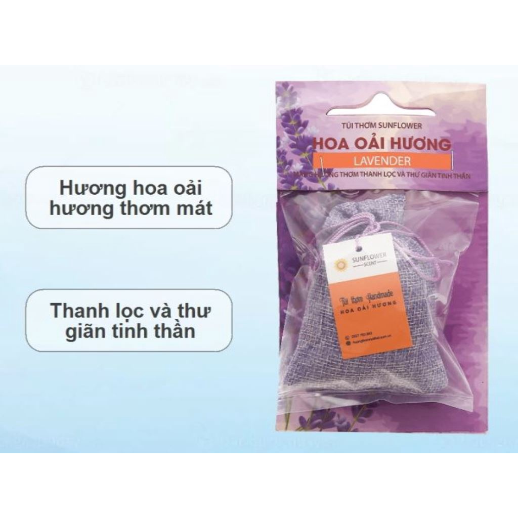 Túi thơm Sunflower tinh dầu Hoa  túi 30g