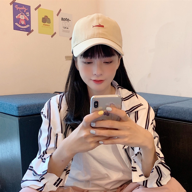 Mũ Lưỡi Trai Mềm Phong Cách Hàn Quốc Thời Trang