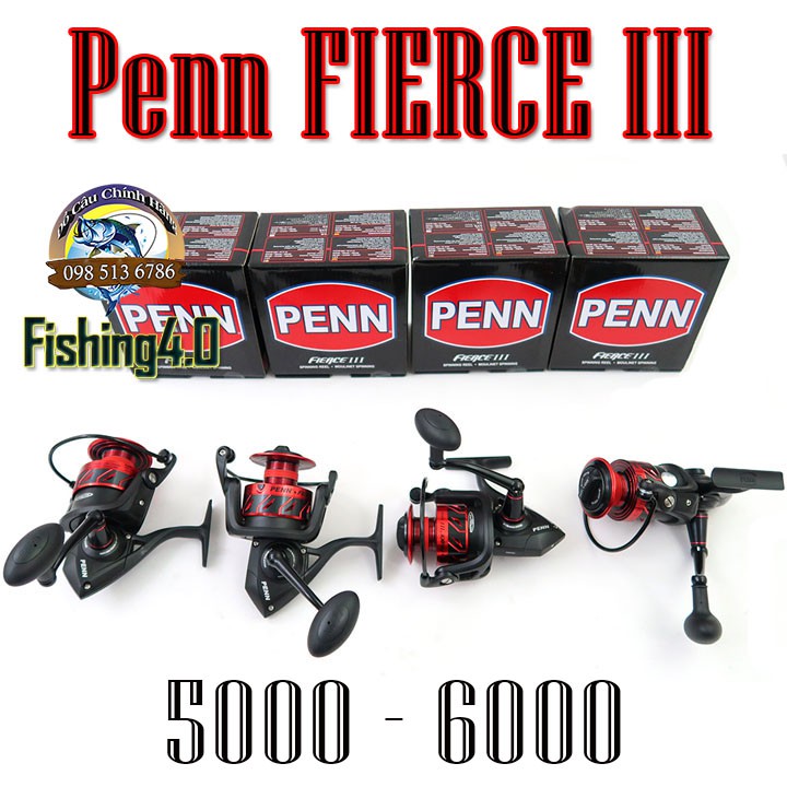 MÁY CÂU PENN FIERCE III 5000 6000 SIÊU BẠO LỰC