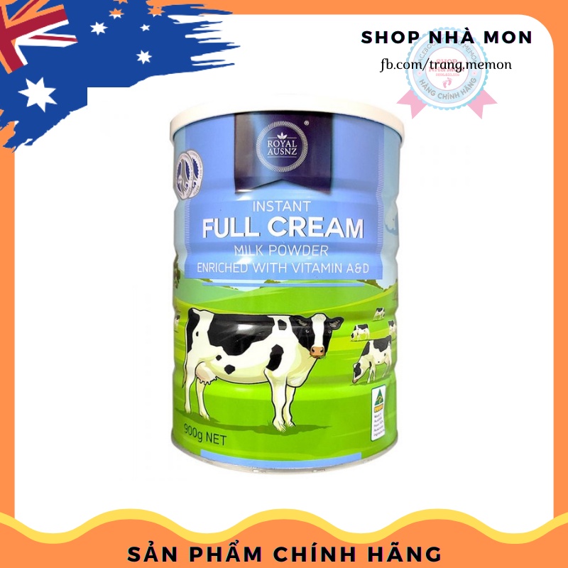 Sữa Hoàng Gia Úc Royal Ausnz Vitamin A&D Full Cream Dành Cho Trẻ Từ 3 Tuổi Trở Lên 900gr