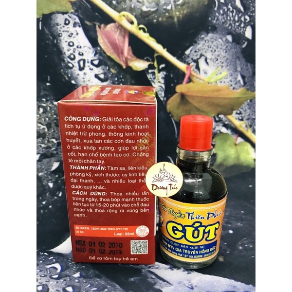 Sản Phẩm Gia Truyền Gút Thiên Phúc 25ml