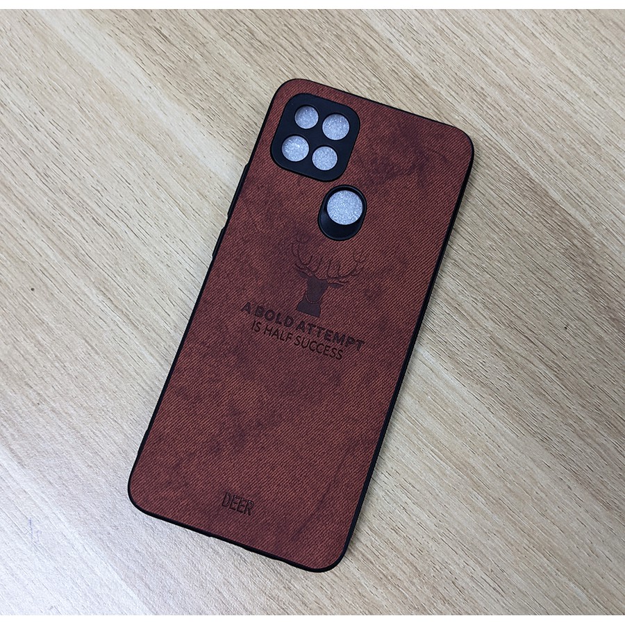 Bộ ốp lưng giả da kính cường lực full màn hình Oppo A15