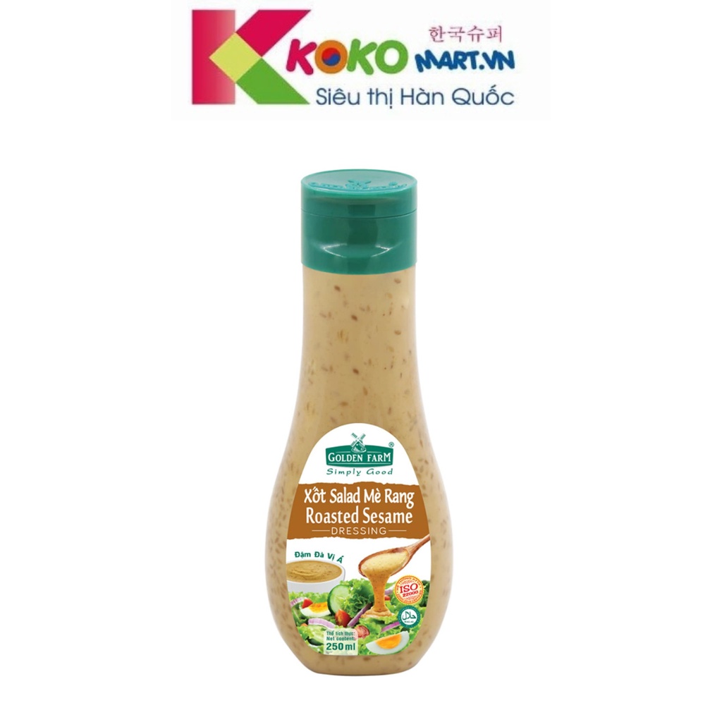 Xốt mè rang Golden Farm chai 250ml