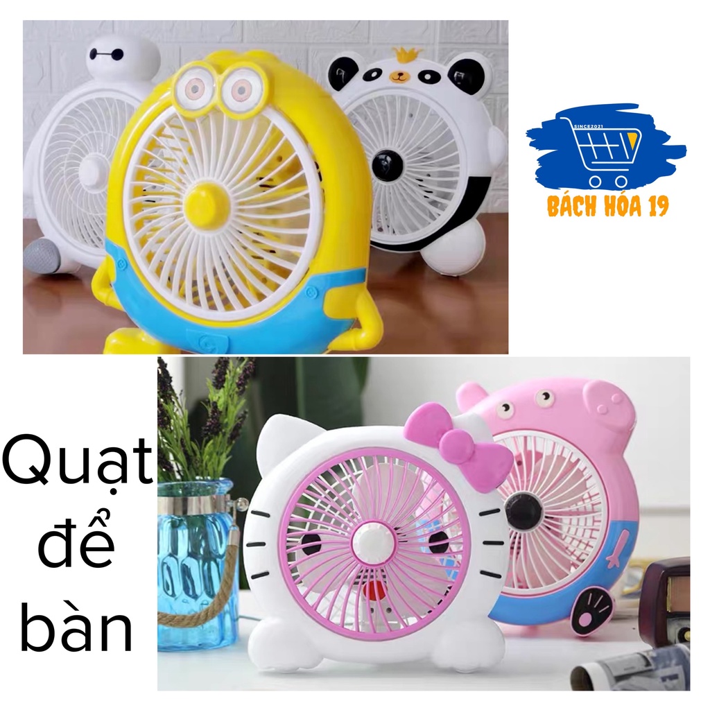 GIÁ SIÊU SỐC Quạt mini để bàn,quạt để bàn mini hình thú siêu yêu