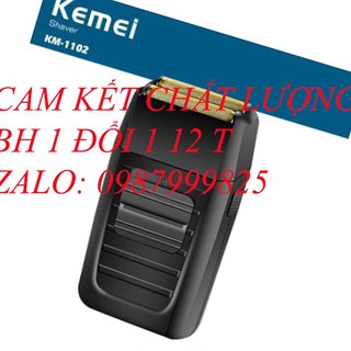 Tông đơ Máy cạo râu điện kemei KM-1102 cho Nam Giới Sạc Không Dây Đôi Lưỡi Dao Chuyển Động Qua Lại chăm sóc da mặt