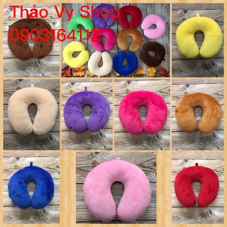 Gối kê cổ chữ U mẫu trơn
