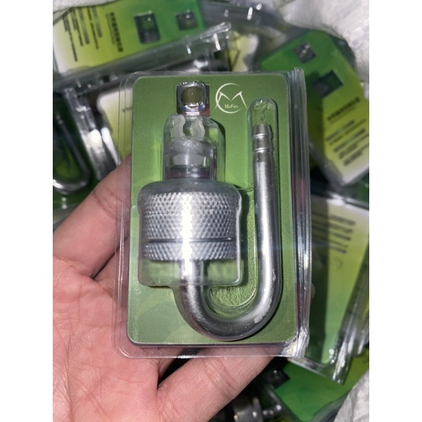 Cốc sủi Co2 inox MUFAN siêu mịn- Có thể thay thế đc viên sủi