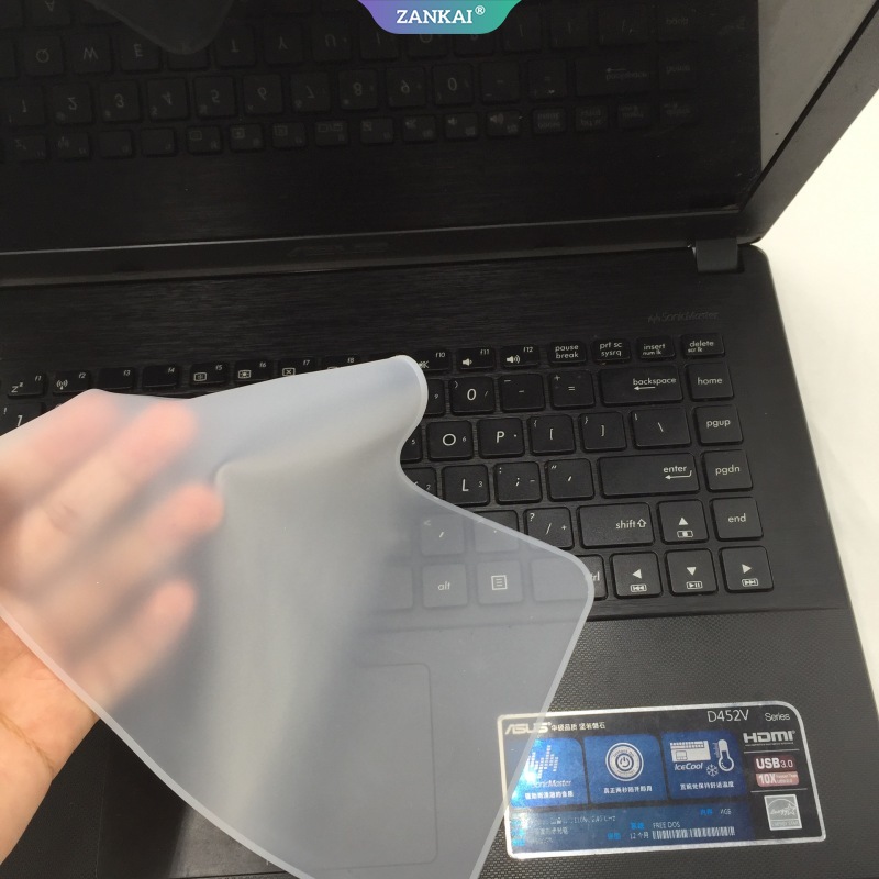 Miếng Dán Bảo Vệ Bàn Phím Bằng Silicon Kích Thước 13-17 Inch