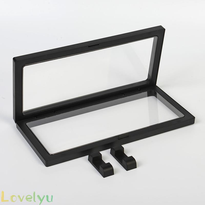 Floating Display Case Protection Stand Container Organizer Transparent Suspension box Jewelry Medal Anti Shock