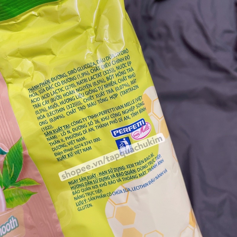 Kẹo ALPENLIEBE hương TRÀ BƯỞI MẬT ONG và vị HỒNG TRÀ SỮA gói 329G