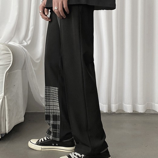 Quần dài nam thời trang hàn quốc dành cho quần jean nam ống đứng simple Hàn Quốc fashion zipper jean nam