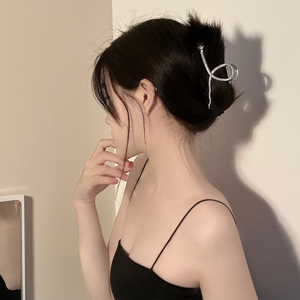 Kẹp Tóc Kim Loại Hình Rắn Cao Cấp Cho Nữ