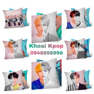 [CÓ SẴN] Gối vuông in 2 mặt BTS Album Love Yourself Answer