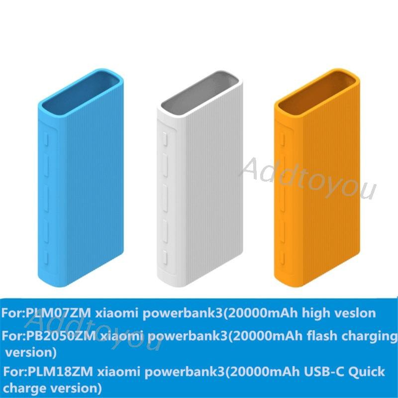 Ốp Điện Ngân Hàng Cho Xiao mi Silicon 20000mAh Cho PLM07ZM / PB2050ZM / PLM18ZM