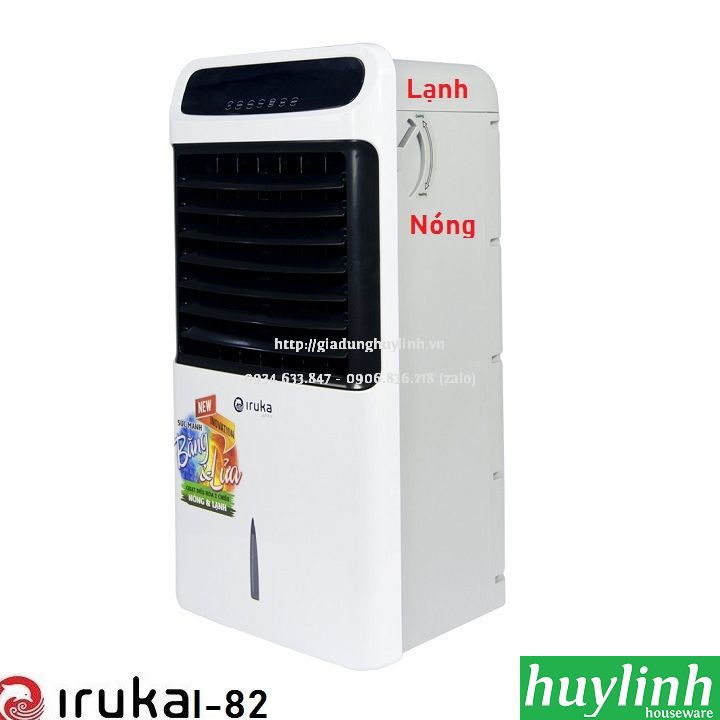 Freeship Quạt - Máy làm mát không khí Iruka I-82 [2 Chiều Nóng - Lạnh]