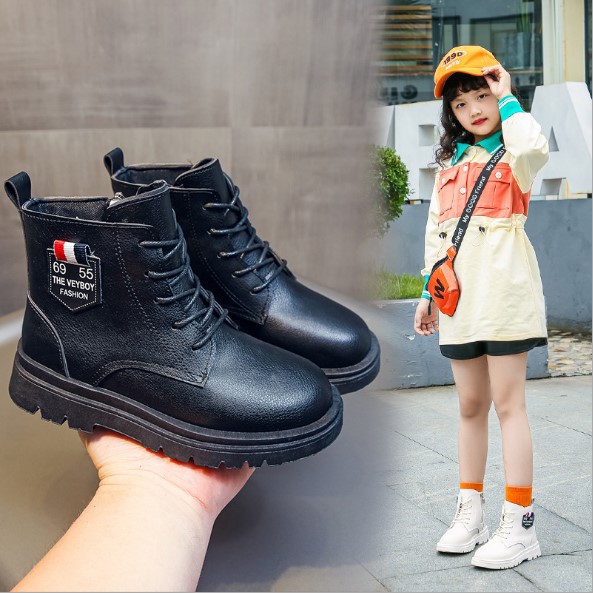 Giày boot bé gái bé trai giày cao cổ trẻ em hàng đẹp siêu chất da mềm đi êm chân hàng xuất khẩu xịn xò
