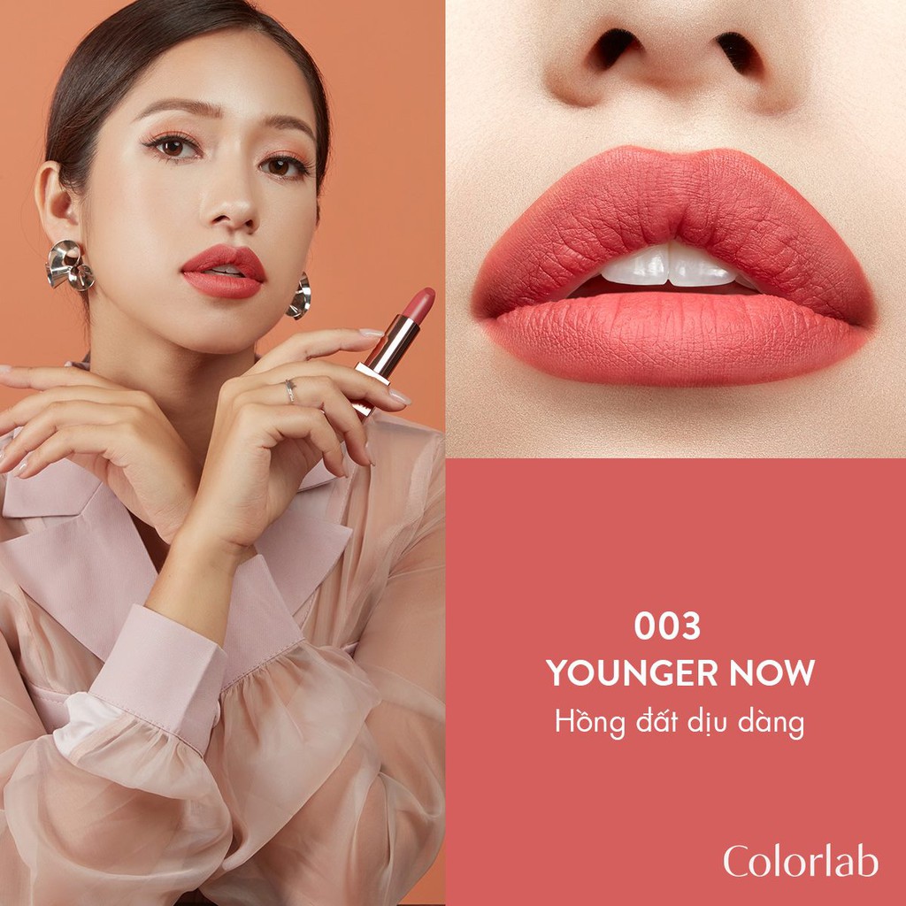Son lì Hàn Quốc màu hồng đất COLORLAB - YOUNGER NOW 3.5g | BigBuy360 - bigbuy360.vn