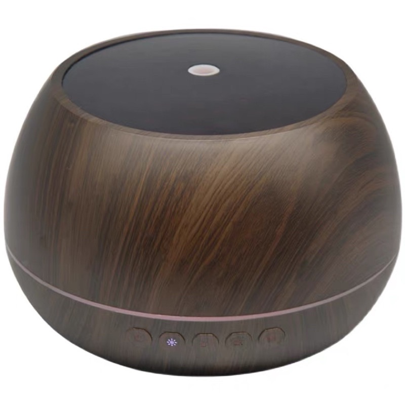 Máy Xông Tinh Dầu Đèn Xông Thùng Gỗ Nghe Nhạc Dung Tích Lớn 1000ml Loa Bluetooth